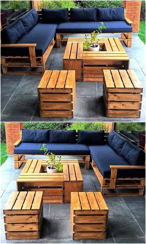 45 Creative DIY Pallet Outdoor Furniture Ideas | Diy pallet furniture outdoor, Pallet furniture ...