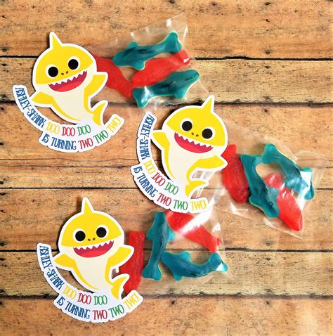 Baby Shark Birthday Party Favors Baby Shark Doo Doo Party | Etsy