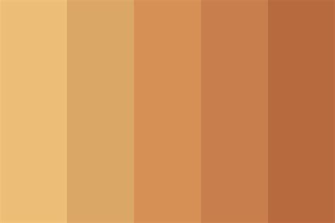 Tan Skin Color Palette