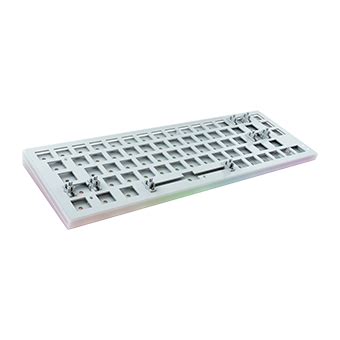 Xtrfy K5 Compact RGB Barebone Transparent White 65% Mechanical Gaming Keyboard - Keybumps