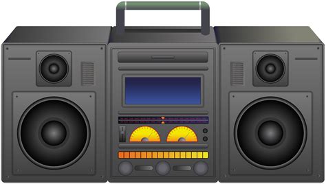 Radio Cassette 80s Boombox Png Transparent Cartoon Free Cliparts | Images and Photos finder