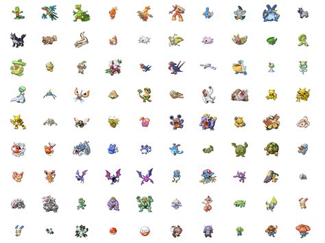 Pokémon Ruby/Sapphire/Emerald - Hoenn Pokédex | Pokémon Database