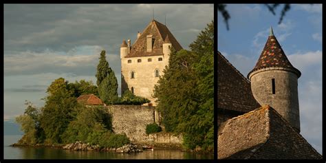 Yvoire castle in the medieval city of Yvoire near Lake Geneva