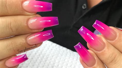 Get Ready to Slay with Ombre Acrylic Nails in Pink - Click Here for the ...