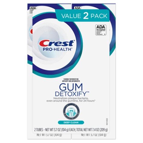 Crest Pro-Health Gum Detoxify and Restore Deep Clean Toothpaste, 2 pk ...