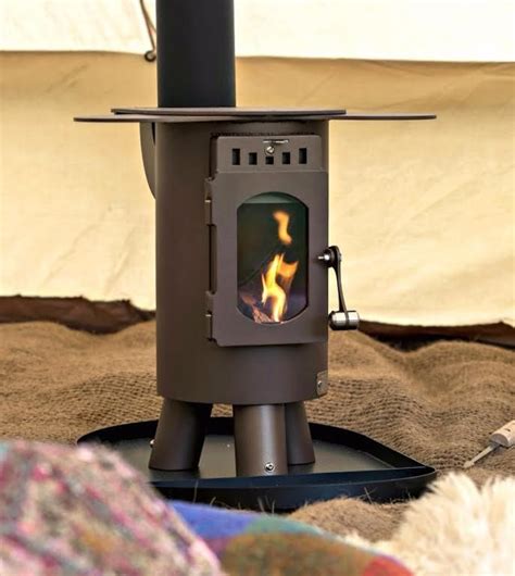 Stoves can make an excellent addition to any semi-permanent glamping set-up. The Traveller stove ...