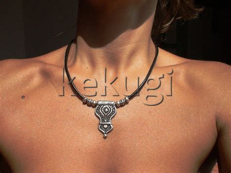 Tribal jewelry tribal necklaces women fashion leather by kekugi