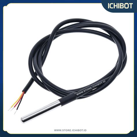 DS18b20 Waterproof Temperature Sensor Suhu Stainless Steel 1 Meter – ICHIBOT STORE