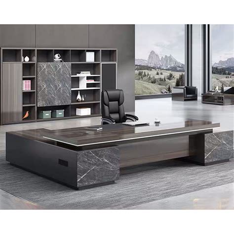 Luxury Foshan Custom CEO Table Office Wooden Table Executive Desk Modern Office Furniture ...