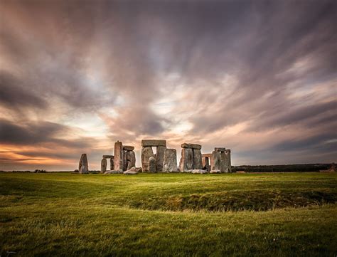 Sunset over Stonehenge by Unnur Arnarsdóttir | Stonehenge, Grassland, Monument valley