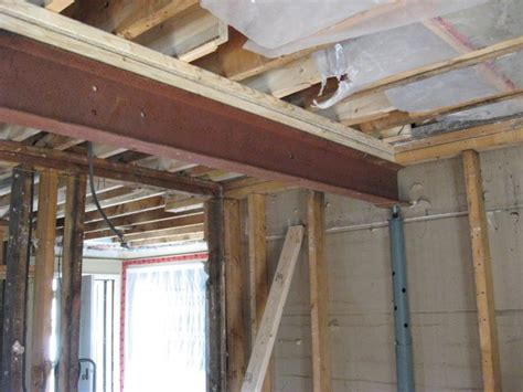 Replacing A Load Bearing Wall With Structural Beam - The Best Picture Of Beam