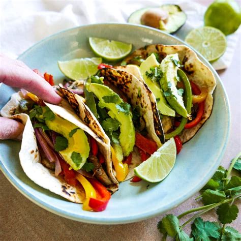 Veggie Fajita Tacos - Gastronotherapy