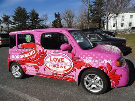 Pink Nissan Promotes Love, Forgiveness & Honor | Monroe, CT Patch