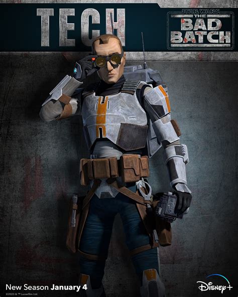 Star Wars: The Bad Batch Season 2: Tech & Echo Earn Key Art Honor