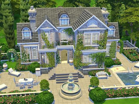 here is my Cottagecore Style Manor Found in TSR Category 'Sims 4 ...