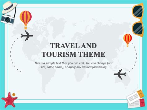 Free Travel and Tourism PowerPoint Template and Google Slides Theme