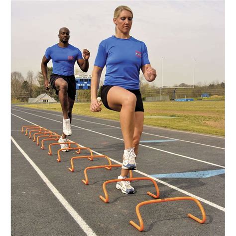 New Athletic Exercise Training Step Hurdle 18 In. Equipment Nr