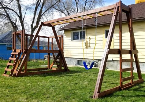 Paul's Free Swing Set Plan for Kids · 12x16ft - Paul's Playhouses