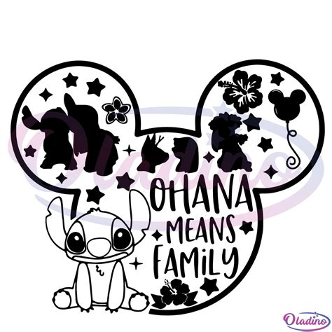 Ohana Svg Lilo And Stitch Svg Disney Svg Stitch Cut Disney – NBKomputer