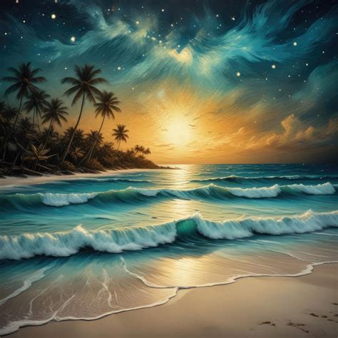 Download Beach, Sunset, Waves. Royalty-Free Stock Illustration Image - Pixabay