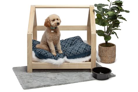 Dog Bed, House Style, Solid Wood - Etsy