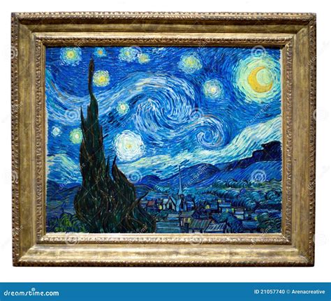 ` The Starry Night ` Painted By Vincent Van Gogh Editorial Photo | CartoonDealer.com #104863513