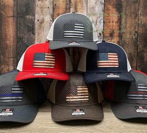 Men's American Flag Patch Hat