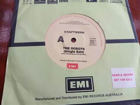 (KRAFTWERK-ROBOTS/ ROBOTRONIK )-GERMAN electronic band ~ 1991 Oz PROMO issue 7" $15.00 - PicClick AU