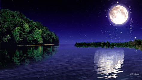 Moonlight Reflection HD Wallpapers - Wallpaper Cave