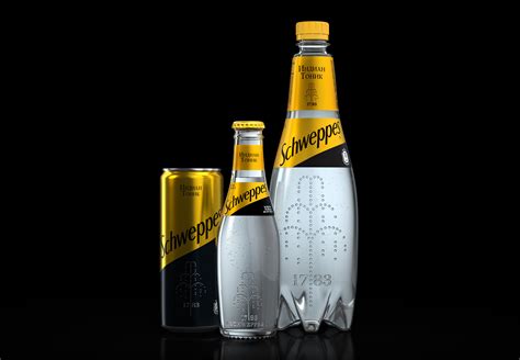 Schweppes flavours packaging upgrade on Behance