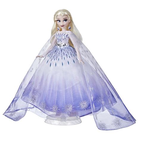 Disney's Frozen 2 Elsa Frozen Shimmer Fashion Doll, Skirt, Shoes, and Long Blonde Hair, Toy for ...