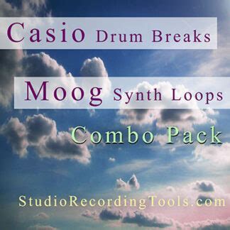 Casio Drum Breaks & Moog Synth Loops Combo Pack – StudioRecordingTools.com – Wav Samples, Reason ...