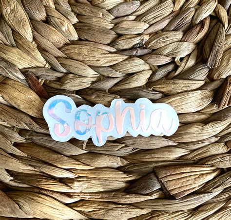 Maddie Font Vinyl Name Decal Holographic Decal Name Decal - Etsy