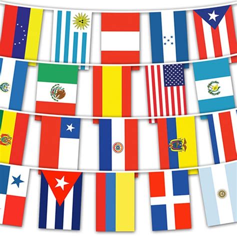 Hispanic Heritage Flags Printable