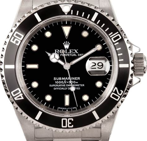 Rolex Black Face Watch