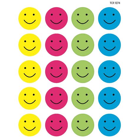 Happy Faces Stickers - TCR1274 | Teacher Created Resources | Stickers