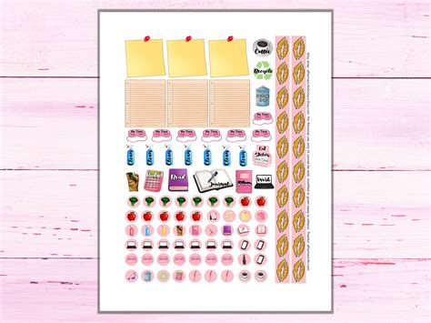 Motivational Printable Planner Stickers: Made to Fit the | Etsy