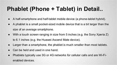 What is a PHABLET - Let's Have a Quick View