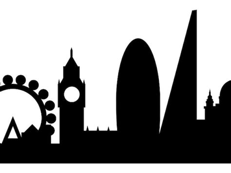 London Skyline Silhouette