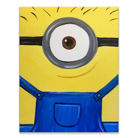 Online Painting Class - "One In A Minion" (Virtual Paint Night at Home)