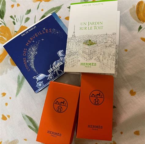 Hermes Perfume sample set 6 Pcs, Beauty & Personal Care, Fragrance ...