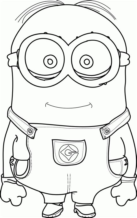 Free Stuart Minion Coloring Pages, Download Free Stuart Minion Coloring Pages png images, Free ...