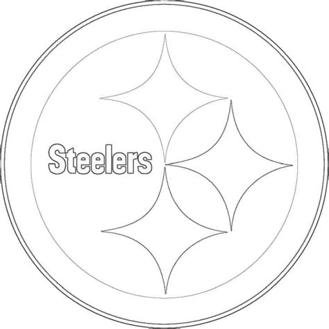 Pittsburgh Steelers logo coloring page - Free coloring pages