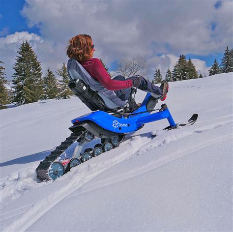 This Electric Assist Snow Bike Is Part Bicycle Part Snowmobile