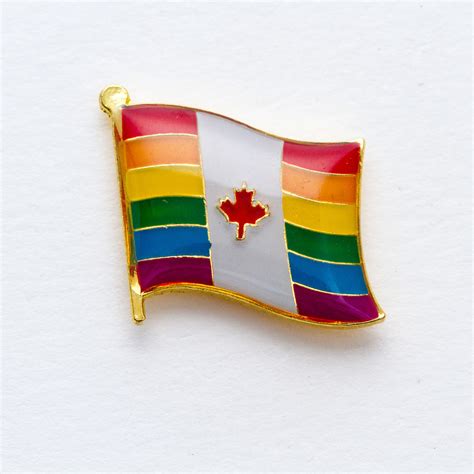 Rainbow Canada Lapel Pin – Flag Matrix