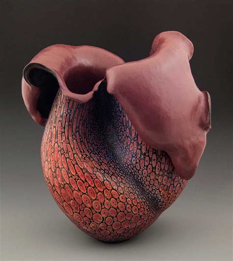 Sculptural ceramics, hand built organically-themed works that engage a sense of rhythm, flow ...