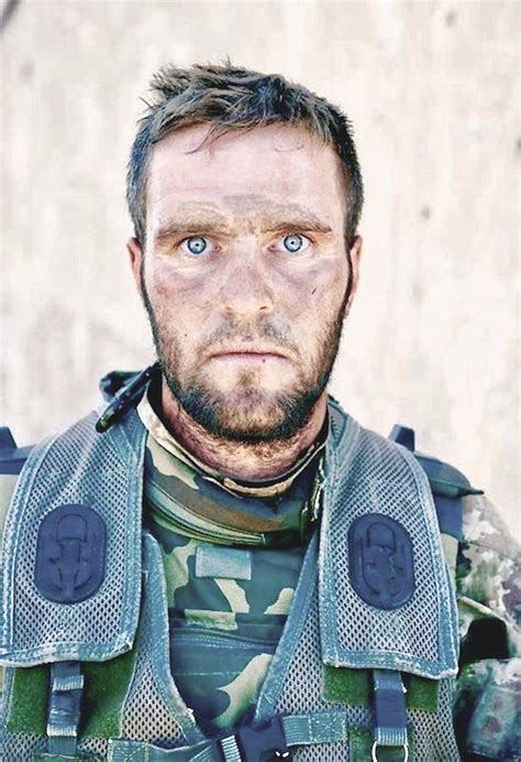 Thousand-yard stare. Corporal Antonio Metruccio's eyes after enduring a constant 72-hour of ...