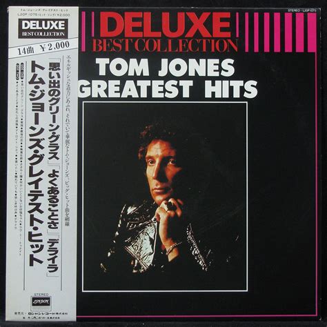 Пластинка Tom Jones - Greatest Hits (+ obi), 1982, NM/NM, арт. 306155