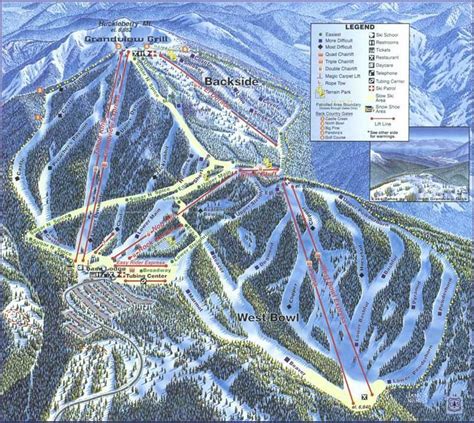 Alta Sierra Ski Resort Map - Clarey Caroljean