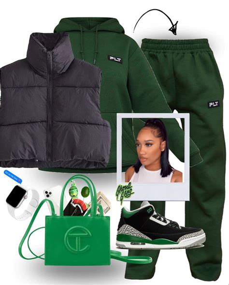 🌳Forest Green 🦌 | Womens casual outfits, Cute swag outfits, Simple trendy outfits